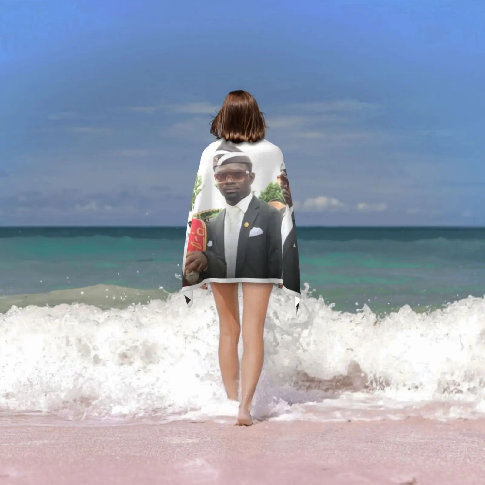 Погребальное полотенце банное погребальное даже танцующий гроб музыка |