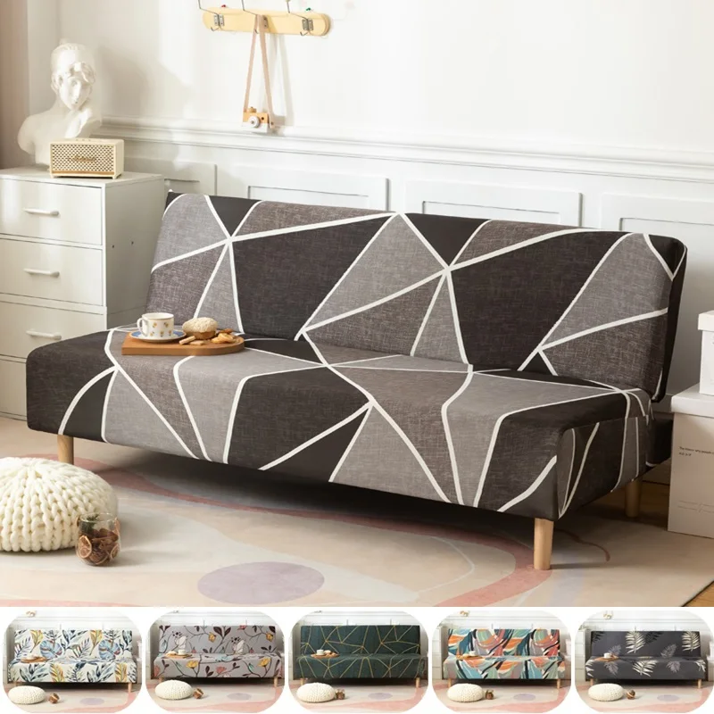 

Чехол для дивана с геометрическим принтом, эластичный складной чехол для кровати, для гостиной, 21 цвет, защита мебели S/M/L