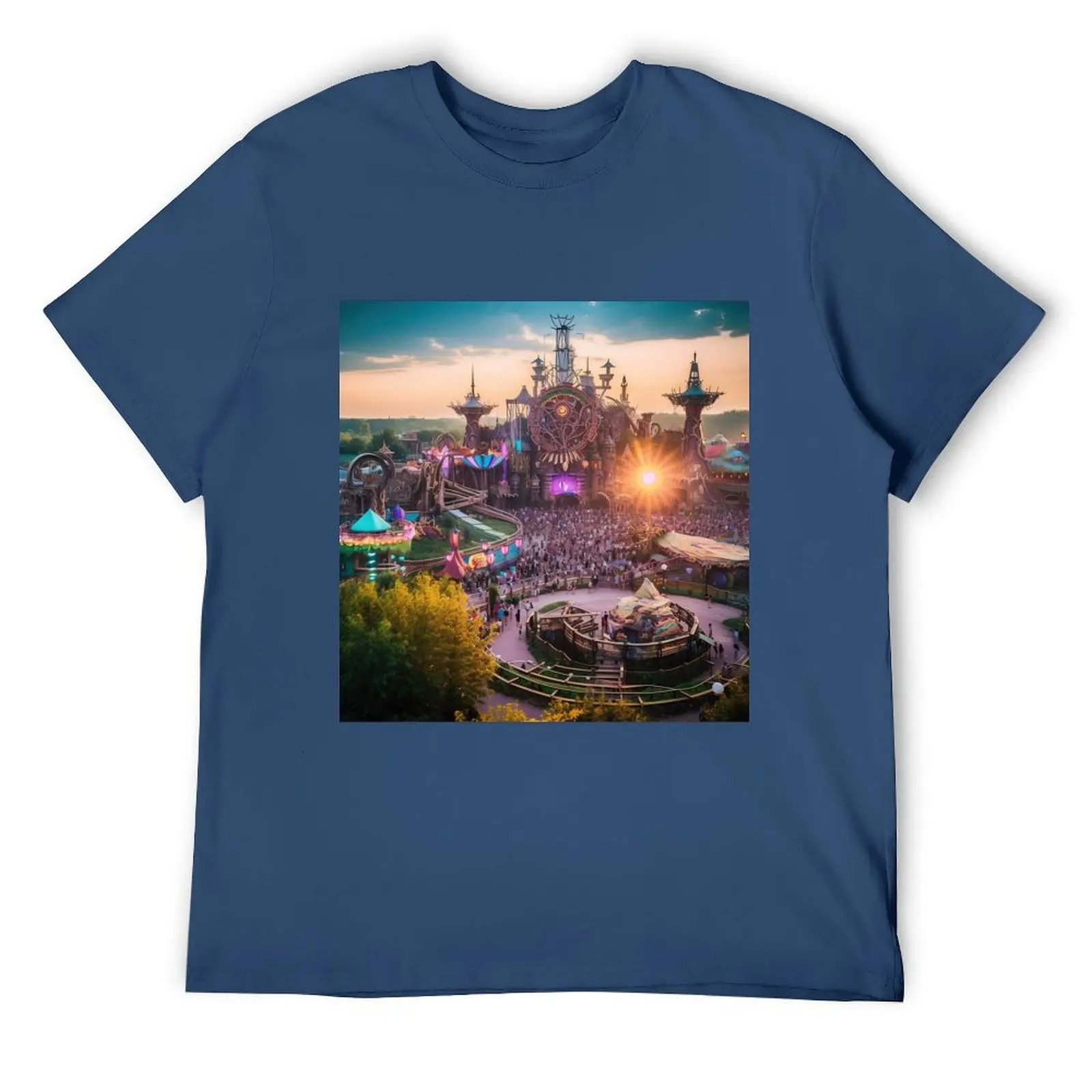 Фестивальная футболка Tomorrowland большие хлопковые футболки с рисунком забавные