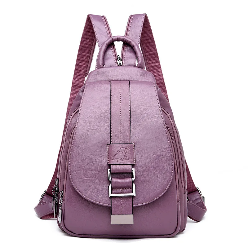 

PU Leather Women Backpack Anti-Theft Shoulder Bag Large Capacity School Bags for Teenage Girls Bookbags Lady Travel bags