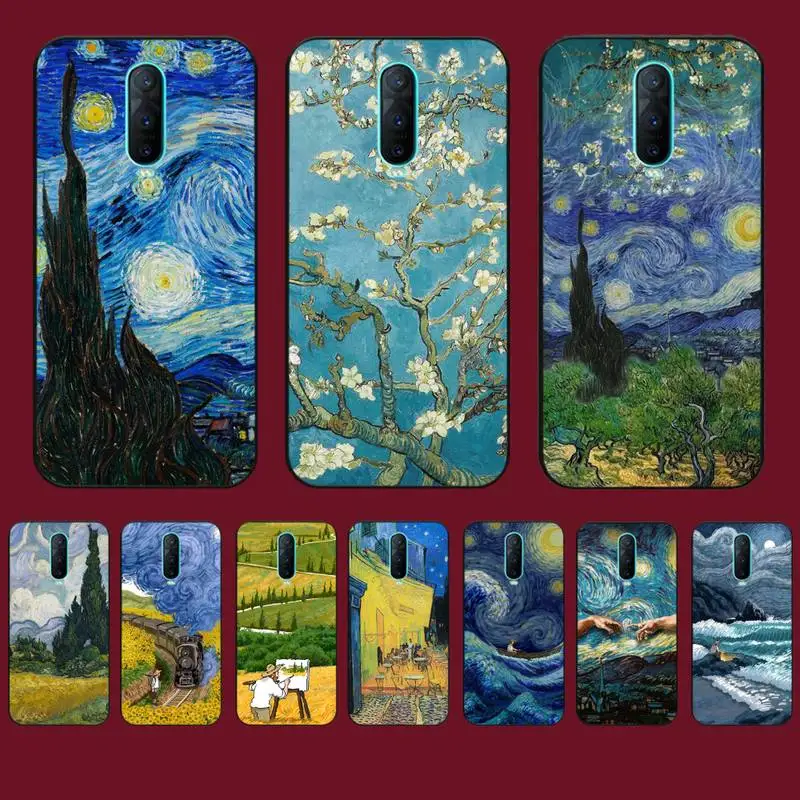 

Van Gogh Phone Case for Vivo Y91C Y11 17 19 17 67 81 Oppo A9 2020 Realme c3