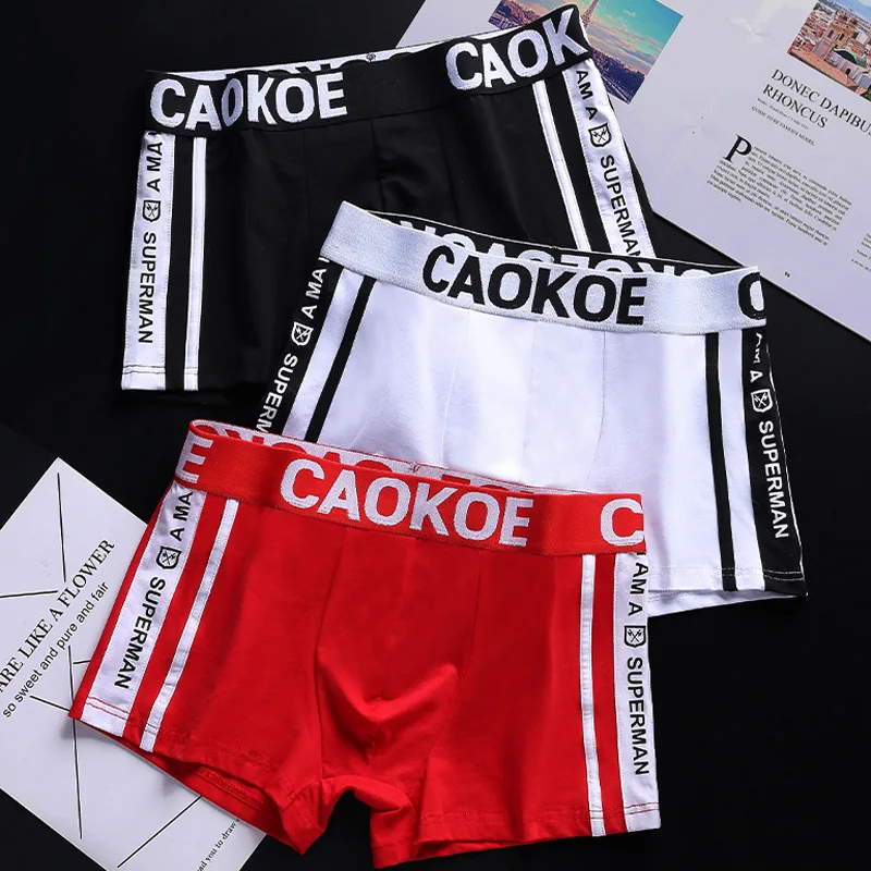 

4pcs/Lot Men Underwear Boxer Elasticity Solid Shorts Brand Shorts Panties Underpants Men Cotton Breathable Shorts Men M-2XL
