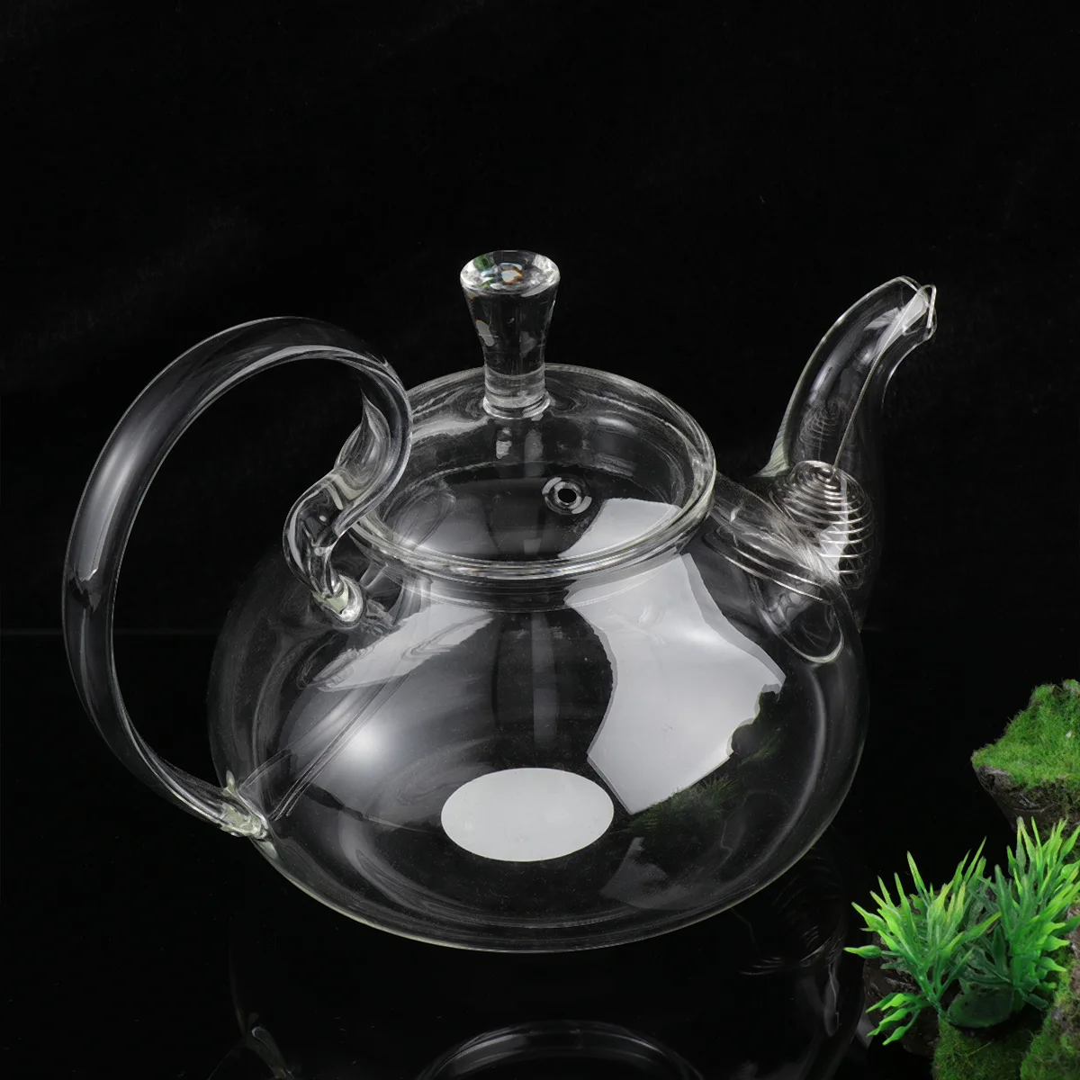 

1Pc Glass Teapot Glass Tea Kettle Stovetop Teapot Glass Glass Pitcher for Tea Clear Teapots and Kettles Clear Crystal Teapot