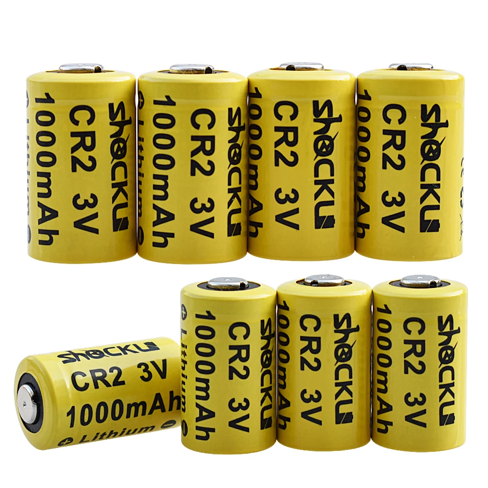 

4pcs Shockli 3V 1000mah CR2 CR15H270 CR15266 Lithium Battery for flashlight alarm system Positioning instrument rangefinder