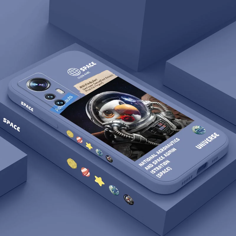 

Eagle Astronaut Phone Case For Xiaomi Mi 12 11 Ultra 10 9 12T 11T 10T 9T Pro Lite Poco F4 X4 M4 F3 X3 M3 Pro 4G 5G GT Cover