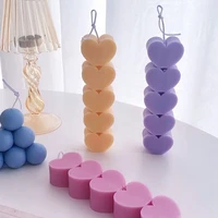 3d long three dimensional love candle mold wedding candle light dinner candle making diy handmade aromatherapy candle making