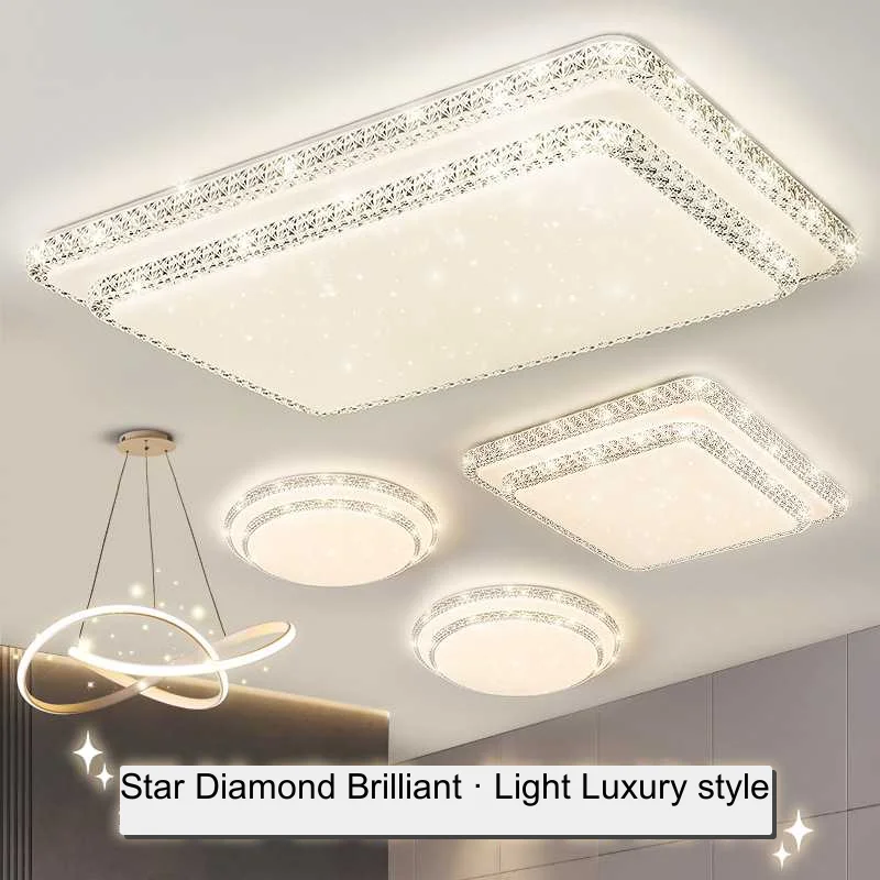 

Living Room Crystal Decoration Ceiling Lamp Led Room Decoration Glossy Ceiling Lamp Lamparas Colgantes Para Techo Lampara Techo