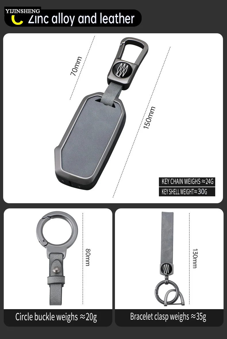 3 4 кнопки из цинкового сплава + кожаный чехол для автомобильного ключа KIA Sportage Ceed