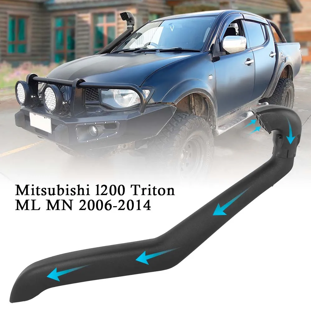 

New Snorkel Kit Air Intake Airflow for Mitsubishi l200 Triton 2006 -2014 ML MN 09/09 onwords 4x4 4WD Diesel Car Accessories