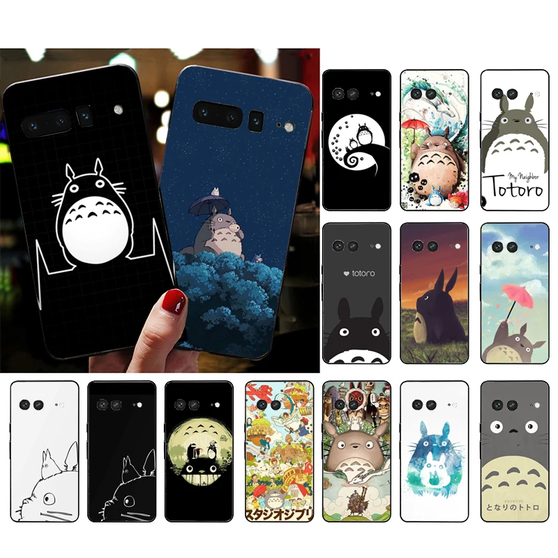 

Phone Case for Google Pixel 7 Pro 7 6A 6 Pro 5A 4A 3A Pixel 4 XL Pixel 5 6 4 3 XL 3A XL 2 XL Cute Cartoon Totoro Case Funda