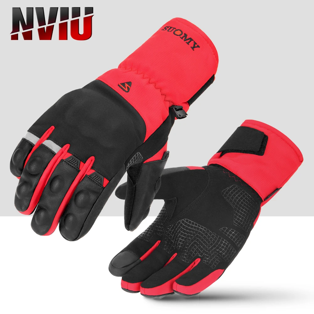 

Men Motorcycle Gloves Winter Waterproof Warm Moto Guantes Touch Screen Motorbike Riding Gloves Motorcros Protective Gloves