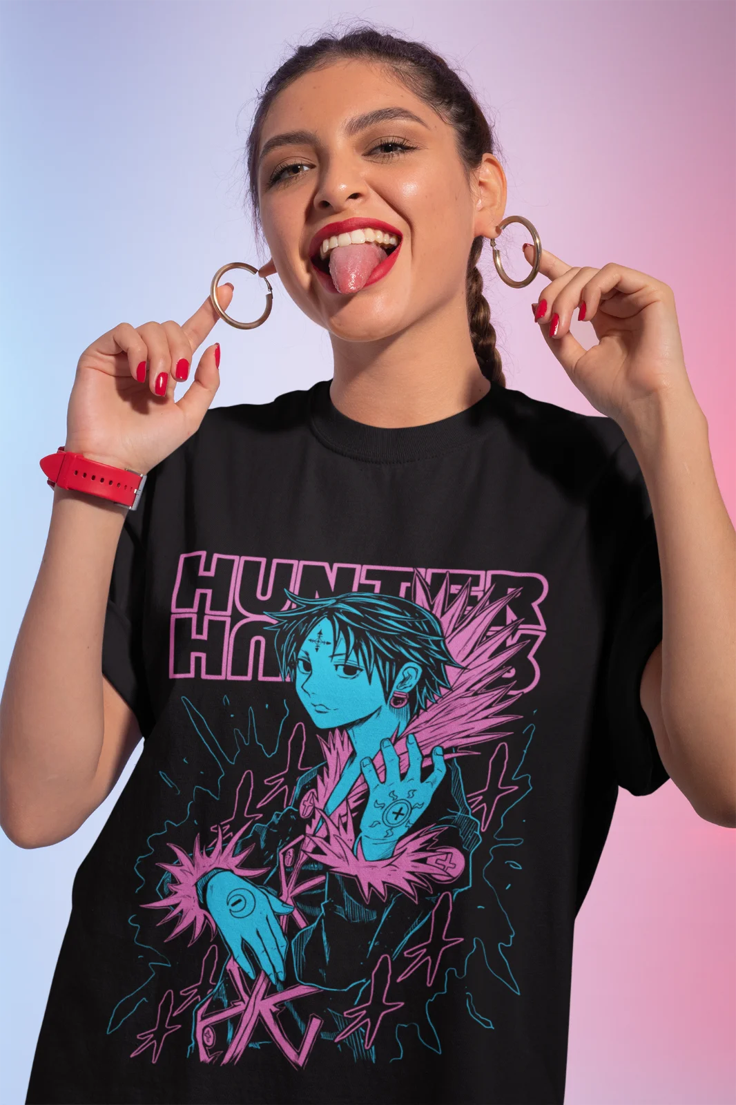 Футболка Chrollo Ryodan Hunter X Killua Gon Hisoka Аниме HXH Рубашка Zoldyck