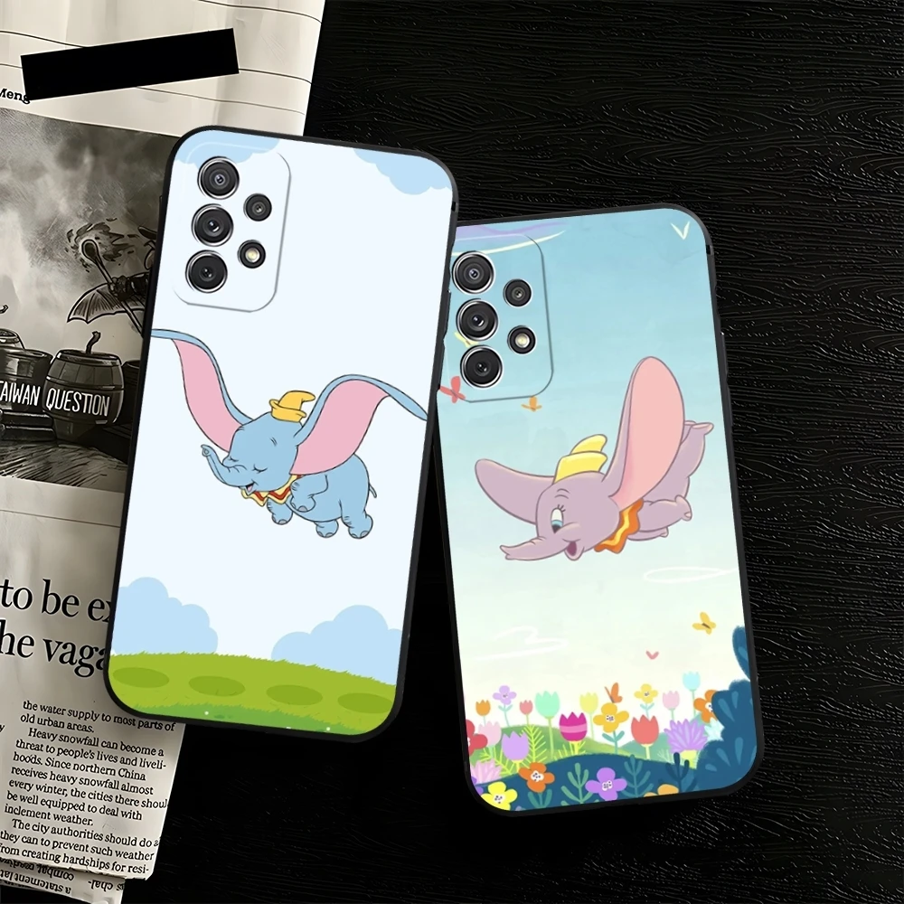 Чехол для телефона Dumbo Samsung Galaxy S25 S24 S21 S23 S22 Ultra Fe Plus A55 A14 A54 A24 A52 A53 Cover