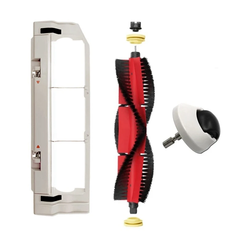 

Запасные части для робота-пылесоса Xiaomi Roborock S5 Max S6 Maxv S50 S51, основная щетка, роликовая крышка, аксессуары