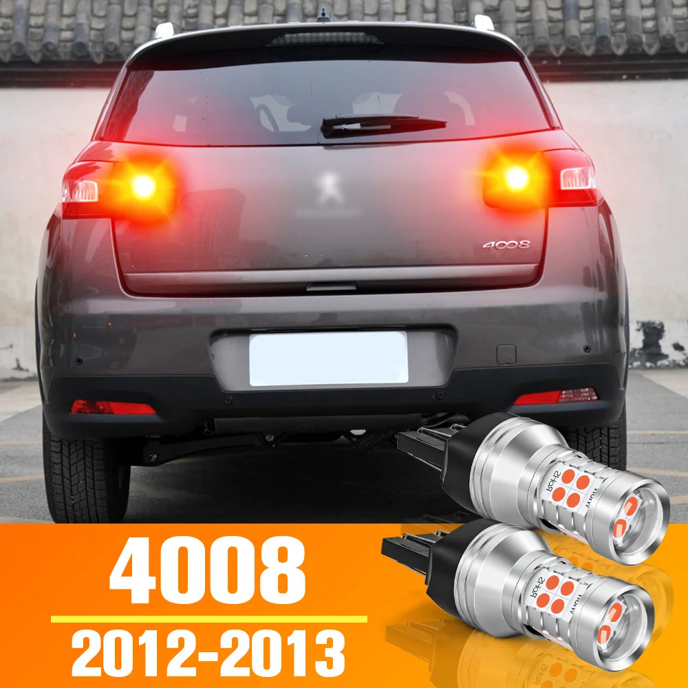 

2pcs LED Brake Light Bulb Accessories For Peugeot 4008 2012 2013
