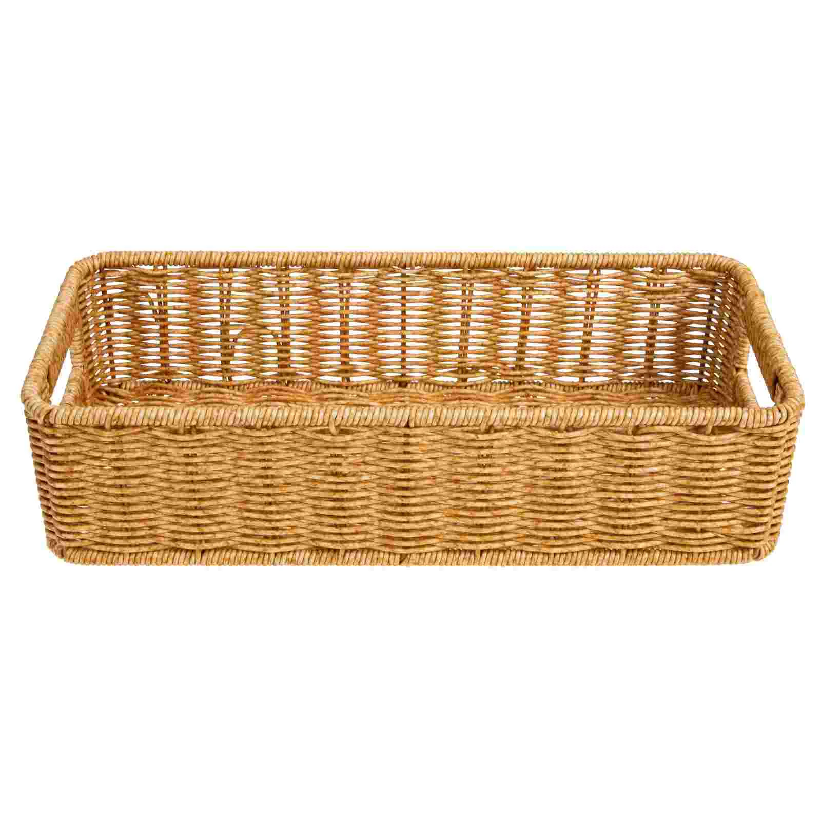 

Woven Fruit Plate Towel Storage Basket Multipurpose Fruit Tray Bathroom Storage Basket
