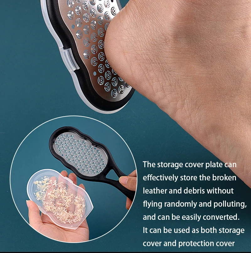 

Pedicure Foot File Rasp Callus Stainless Steel Hard Dead Skin Removal Foot Scraper Grinding Grater Scrubber Wet Dry Foot Care