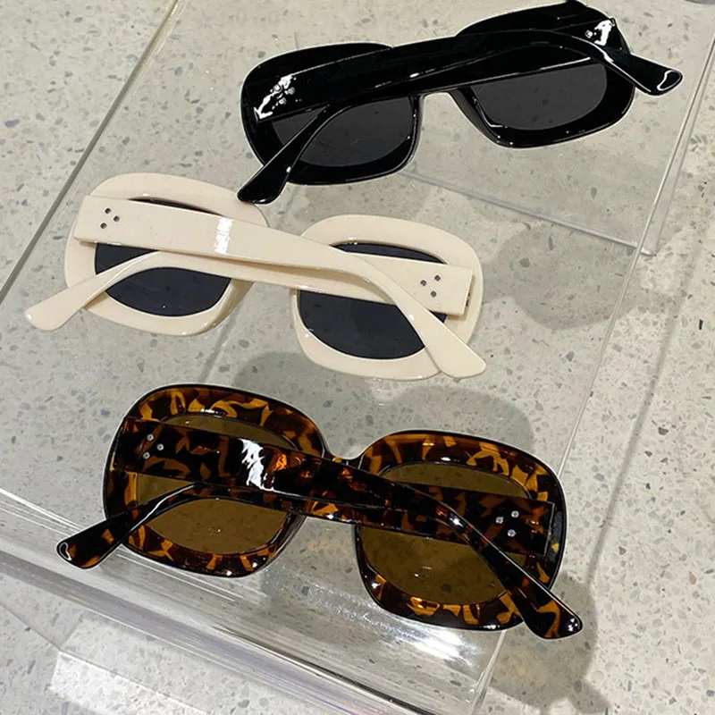 YOOSKE 2024 новые винтажные солнцезащитные очки большого размера женские