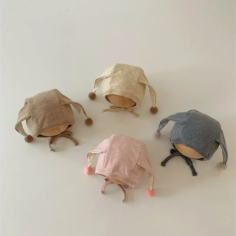 Фетальная шапка для новорожденных демисезонная