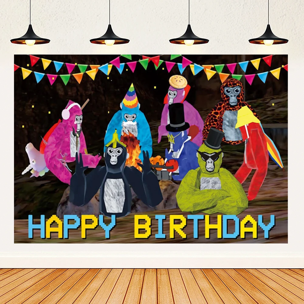 

Набор декора для дня рождения в стиле Gorilla Tag