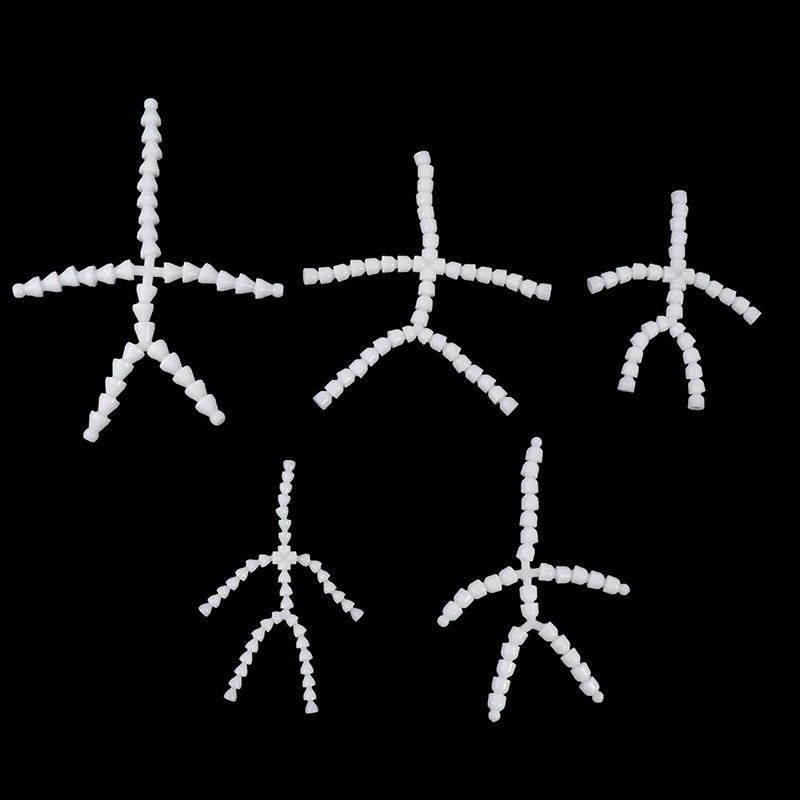 

White Doll Joint Skeleton Silent Version Joint Plush Toy DIY Doll Ball Flexible Armature Doll Accessories Part Doll Skeleton