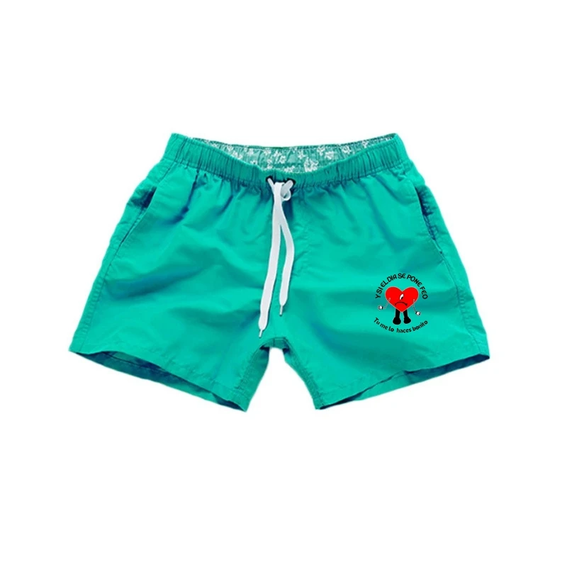 

New Hot Bad Bunny Shorts Men/Women UN VERANO SIN TI 2022 Harajuku Hip Hop High Quality Streetwear Bad Bunny Men's Shorts