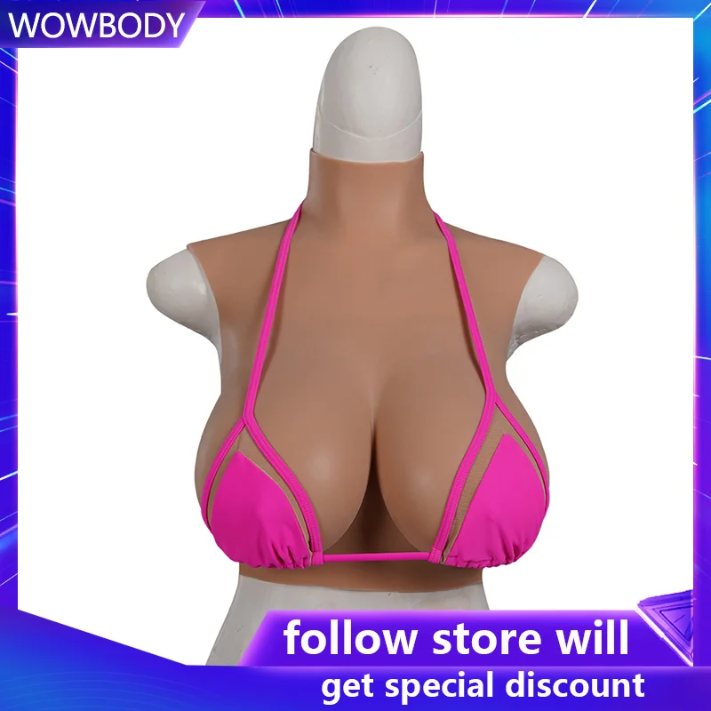 Realistic Fake Boob Bodysuit Silicone Breasts Forms Plate Tits Tetas For Crossdresser Shemale Transgender Stavesti Dragqueen Gay