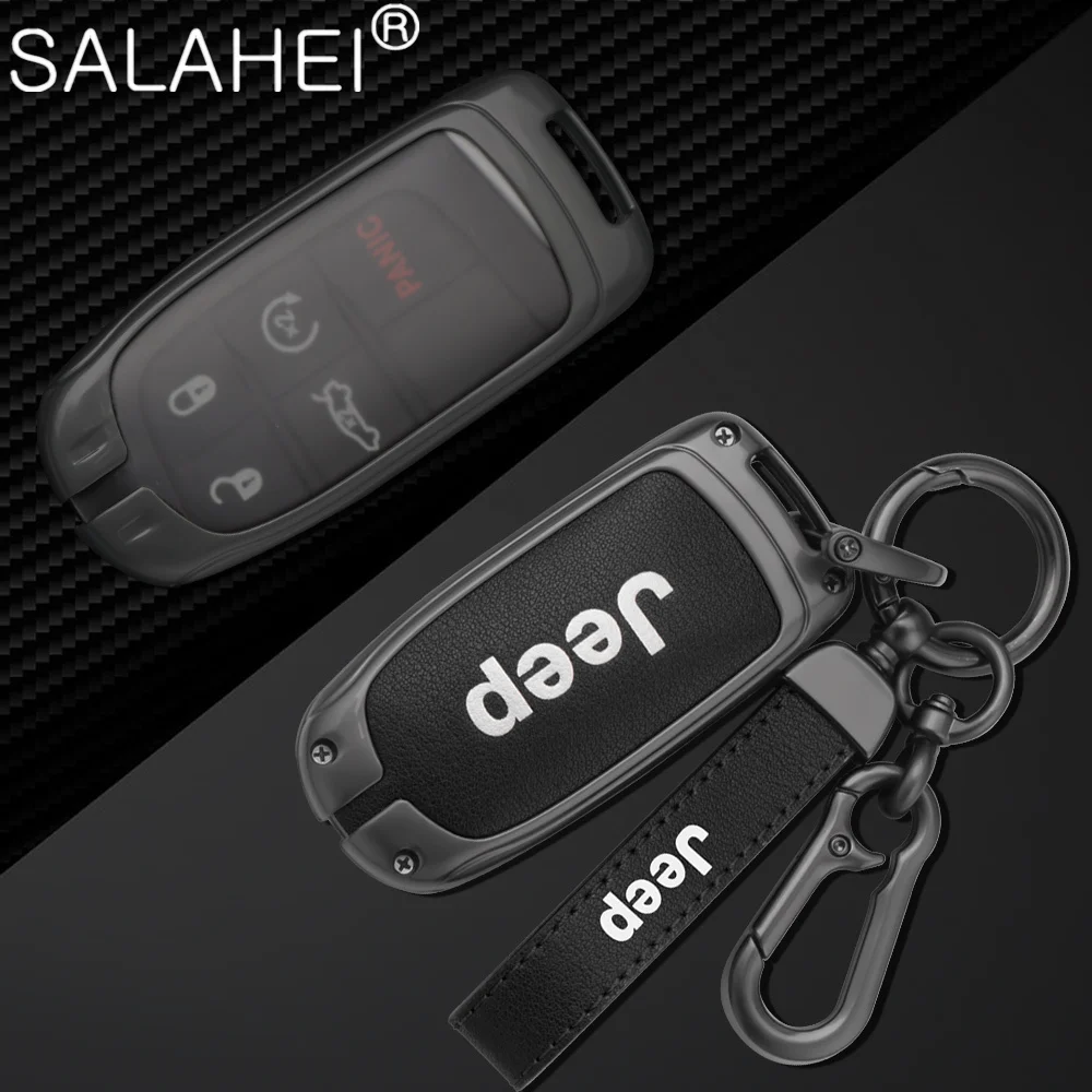 

Car Key Case Cover Shell Holder Protector For Jeep Renegade 2014 2015 Compass Grand Cherokee WK2 KL BU MP Auto Styling Accessory
