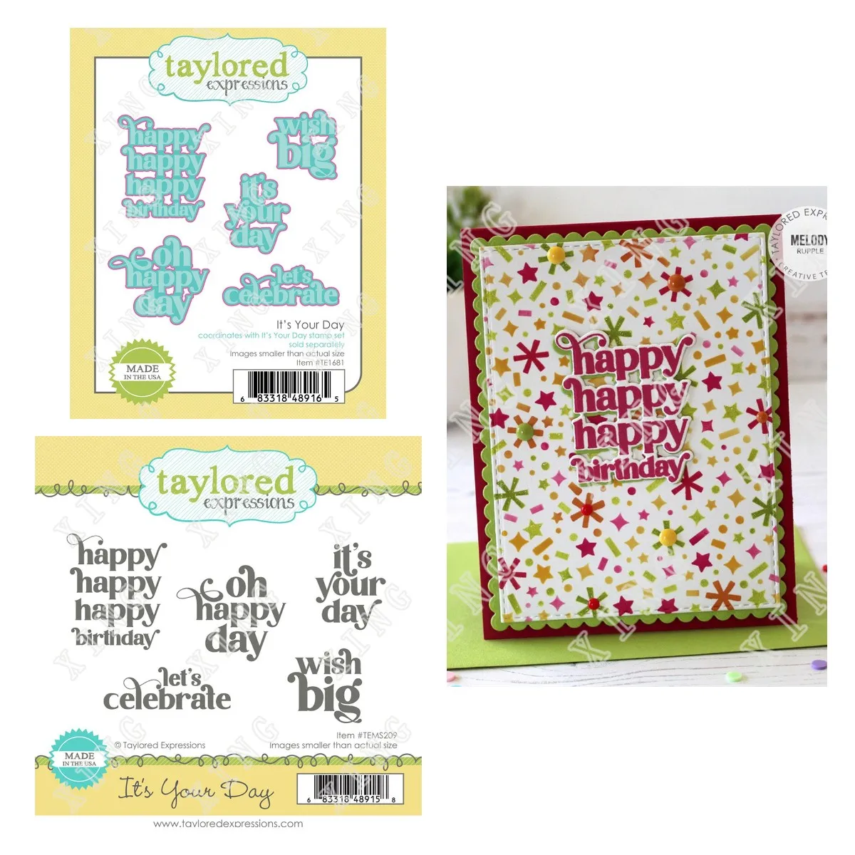 

New Arrival 2022 It's Your Day Stamps and Dies Scrapbook Diary Decoration Stencil Embossing Template Diy Greeting Card Handmade