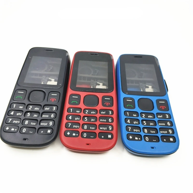 

Original Full Housing Cover Case for Nokia 101 1000 101 1010 Front Frame+Battery Door+Middle Cover+Keypads