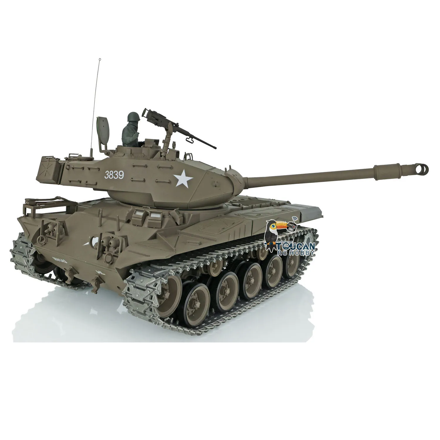 HENG LONG Масштаб 1/16 обновленный радиоуправляемый танк Walker Bulldog RTR 3839 с углом обзора 7.0