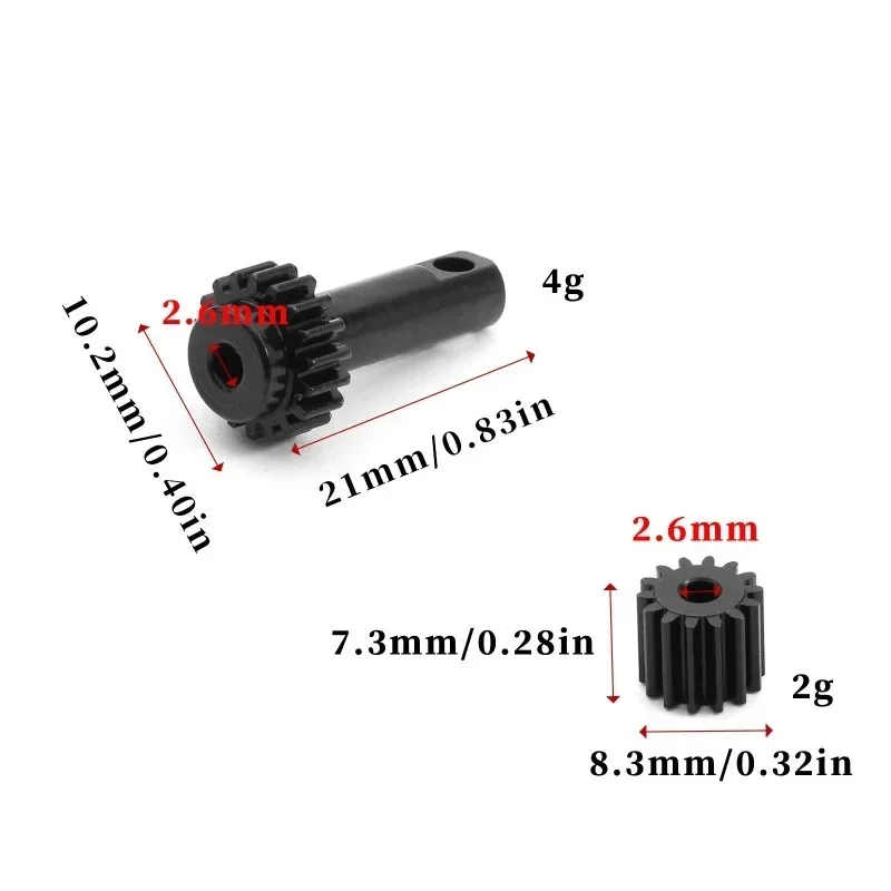 Набор стальных дифференциалов Planet Gear Sun 2382 для 1/10 TRXS Slash 2WD Rustler Stampede Bandit