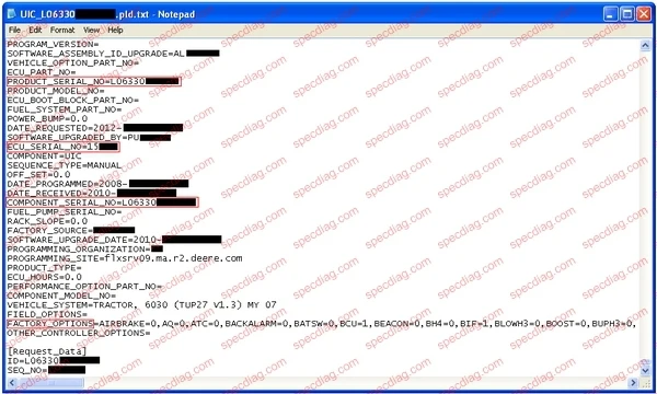 

John paylogs файлы PLD Calibartion файлы