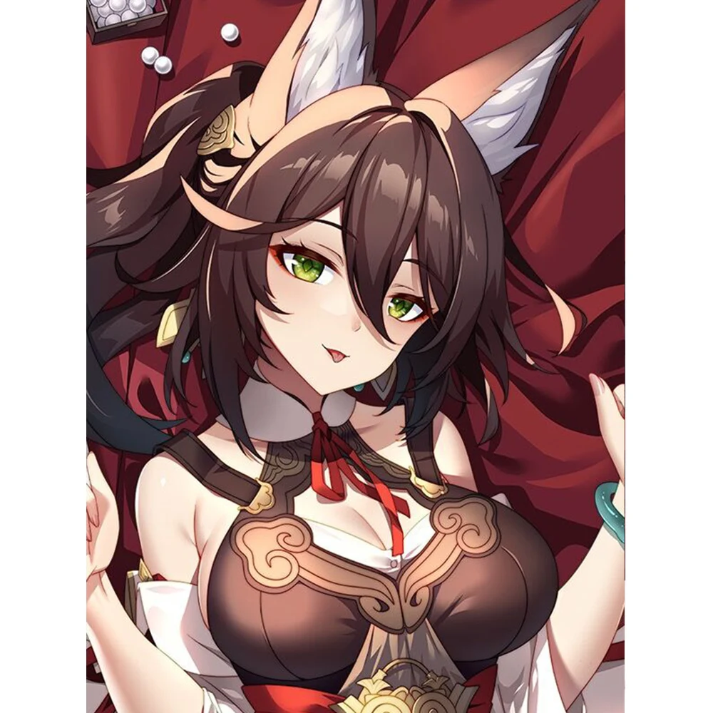 Dakimakura Honkai Star Rail Tingyun наволочка для всего тела отаку игровой чехол подушки Декор