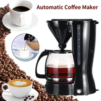 12 cups drip coffee machine 12v black coffee pot machine with reusable filter coffee brewing machine tea pot boiler for home