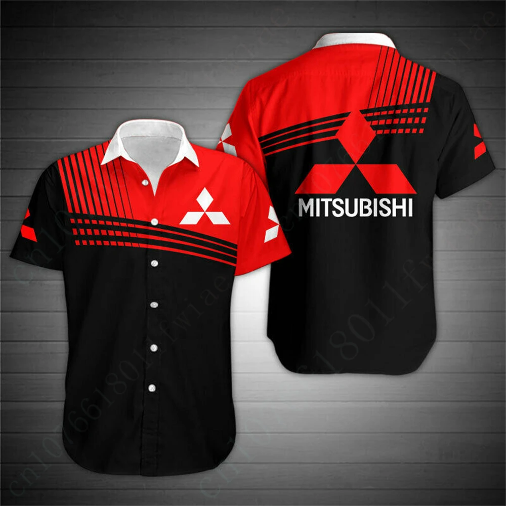 Рубашки Mitsubishi в стиле Харадзюку для мужчин и женщин повседневные рубашки блузки