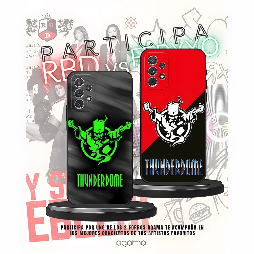 World Trend Thunderdome Music Festival Phone Case For Samsung Galaxy A55 A54 A53 A52 A50 A34 A32 A24 FE S25 S24 Cover