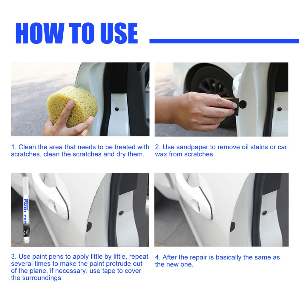 

Scratch Remover Car Color Fix Pen Auto Paint Repair Brush Clearing Polishing Remove The Iron Rust Use DIY Tool