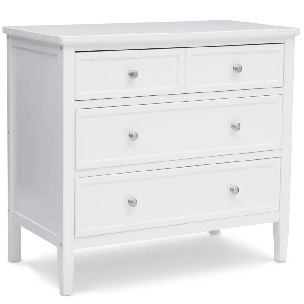 

Delta Children Epic 3-Drawer Dresser, White vanity table vanity desk dressers dressers for bedroom