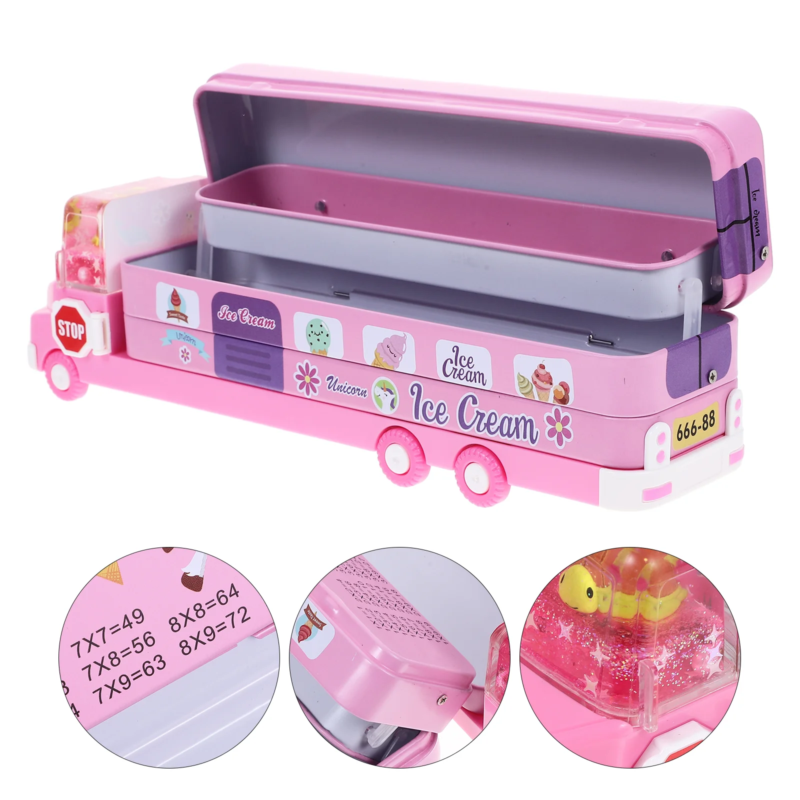 

Pouch Small Modeling Case Large Capacity Metal Pouches Creative Cases Pupils