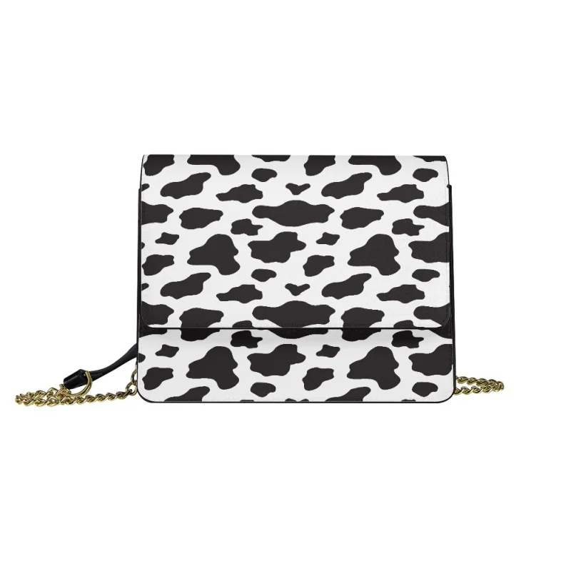 

Women's Summer 2022 New Fashion Cow Print Shoulder Bag Versatile Chain Crossbody Bag Senior Pattern Customization