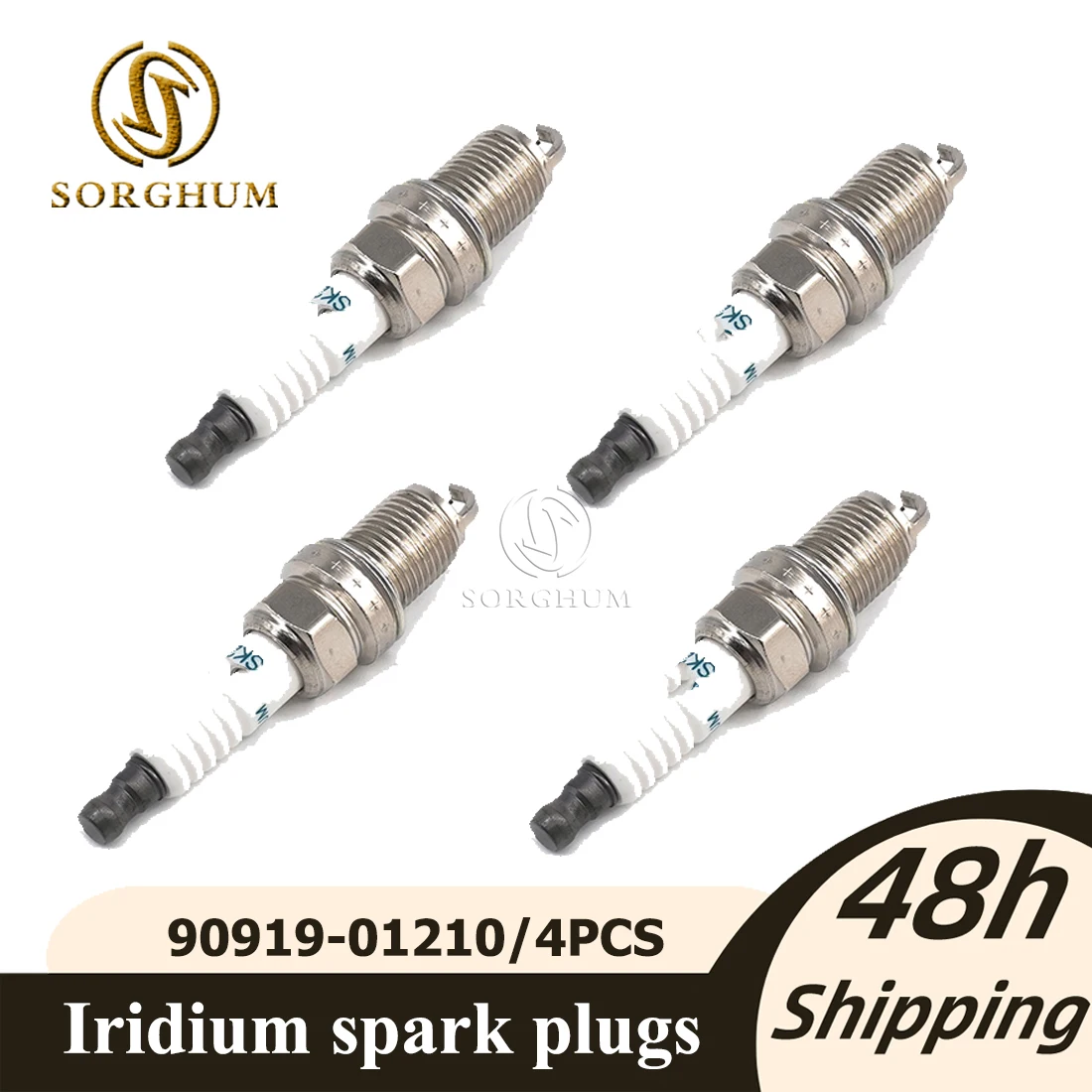 

Sorghum 4pcs/lot SK20R11 3297 90919-01210 Japan Iridium Spark Plugs For Toyota Scion Camry RAV4 Tundra Lexus 4.7L/V8 9091901210