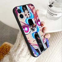demon slay for iphone 11 12 13 pro max x xr xs max 13 12 mini 6 6s 7 8 plus se 2020 phone protect case vintage photos back cover