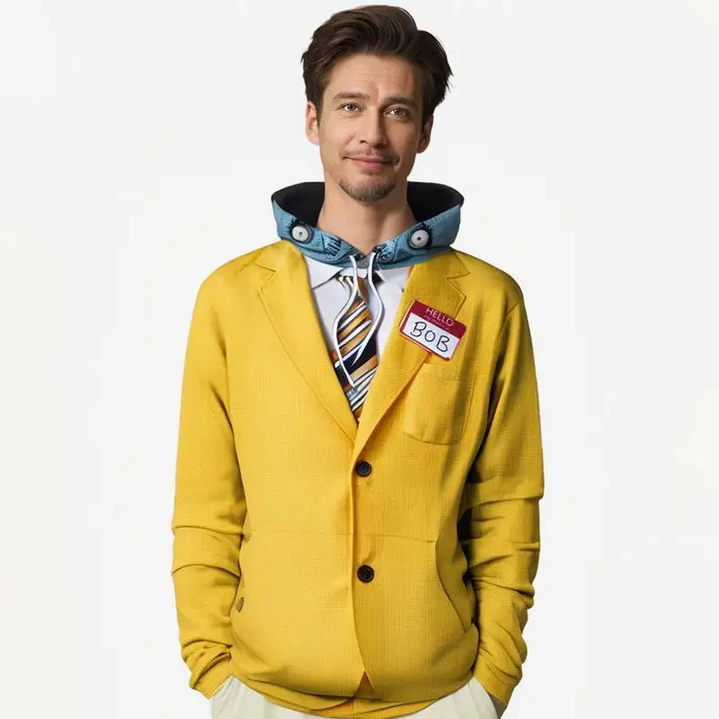 Костюм усадки для косплея Боб мужчин и женщин толстовка с капюшоном 3D принтом