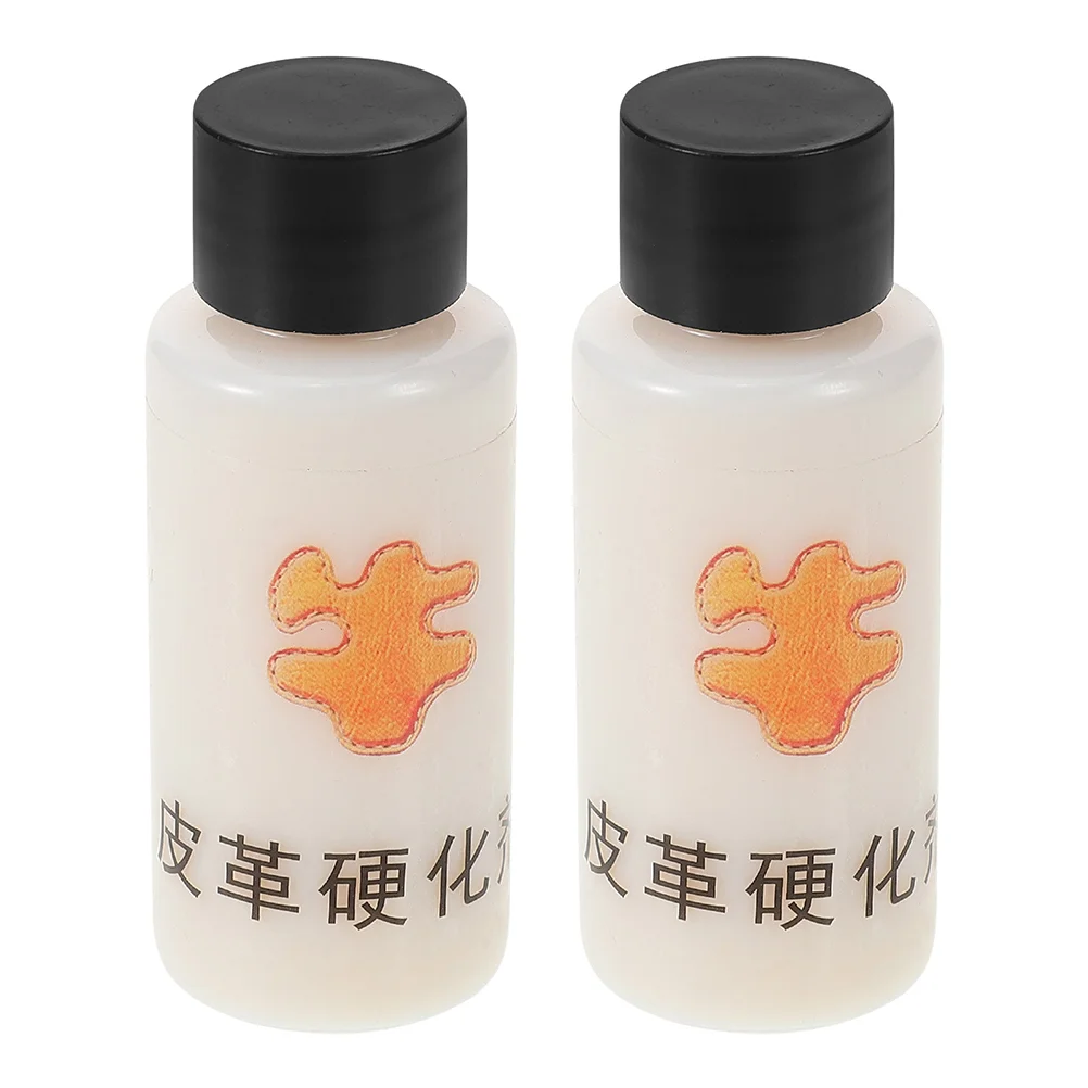 2 Pcs Hardener Upholstery Glue for Shoes Fabric Adhesive Spray Soles Stiffener Leathers Repair Quick Clear