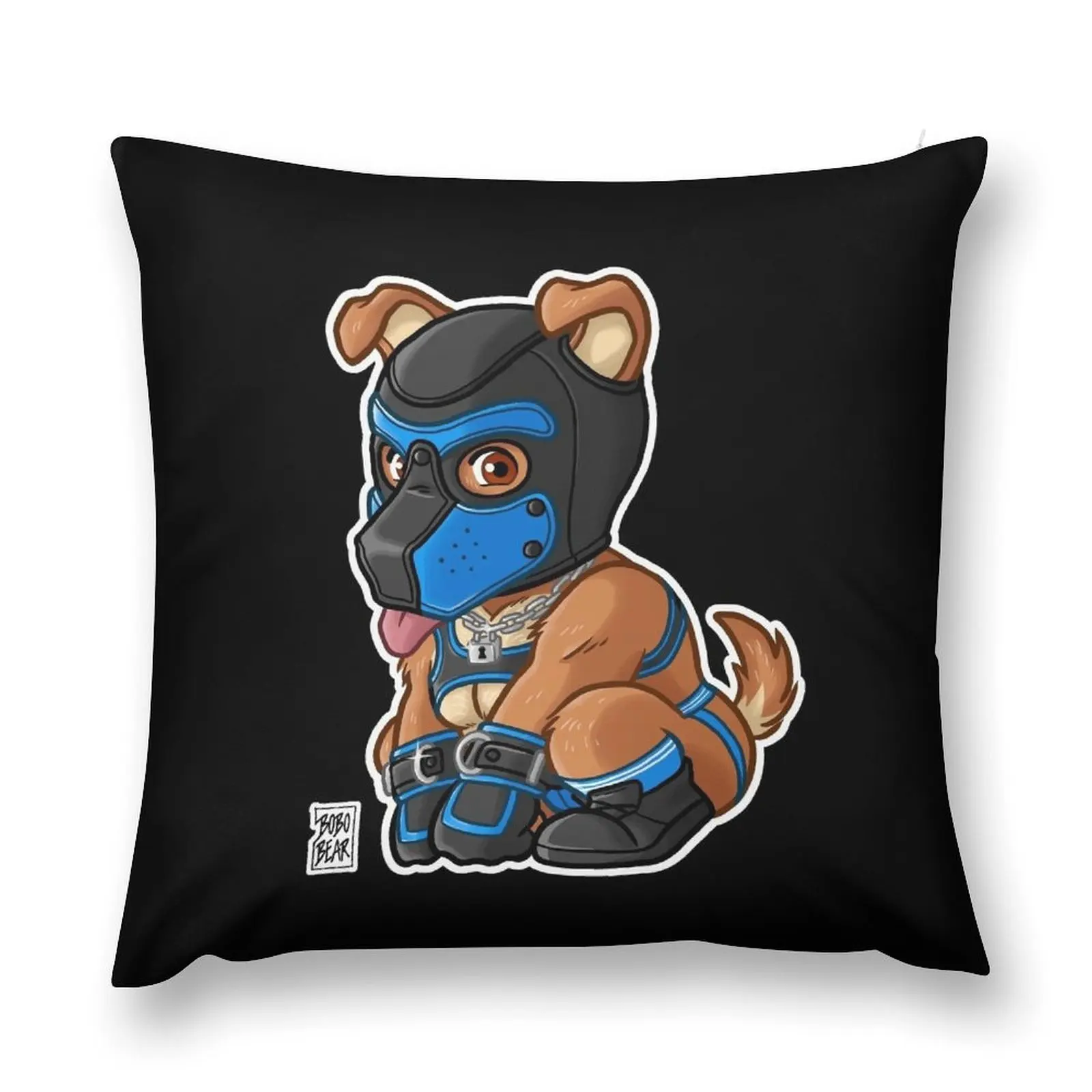 Игривый щенок-Синяя Маска-серия BEARZOO диванная Подушка Наволочка роскошные