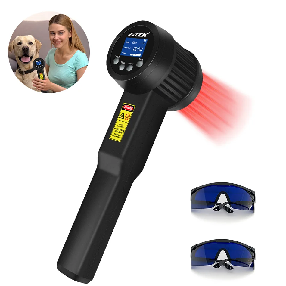 ZJZK 5 Вт лечение ран при артрите лазерное облегчение боли 808 нм и 650 класс 4