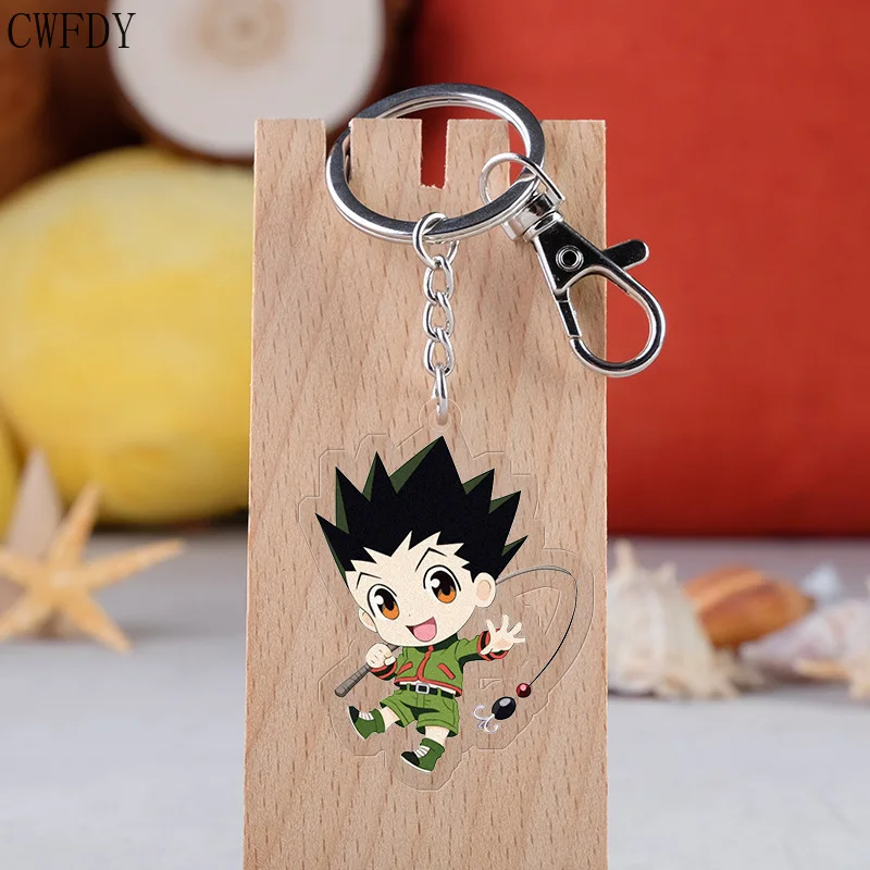 2023 Аниме Охотник X Hunter брелок мультяшная фигурка Killua Zoldyck Kurapika акриловая подвеска