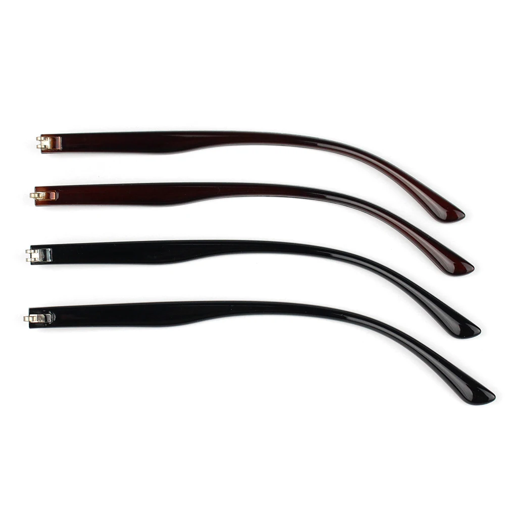 Фото 20 шт. (10 пар), пластиковые черные, коричневые очки с дужками, оптическая оправа, запасные части для очков №1