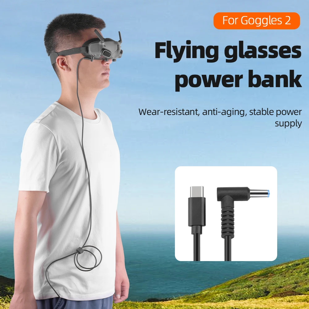 

Power Supply Cable for DJI Avata Goggles 2 Power Bank
